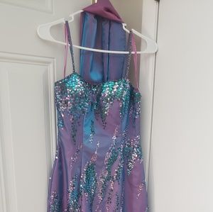 PAGEANTRY DRESS BEAUTIFUL WORE FOR ONE DAY